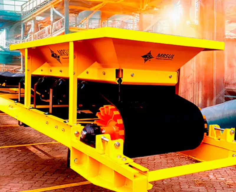 Esteira a granel garante fluxo ágil e seguro de materiais para indústria de grande porte