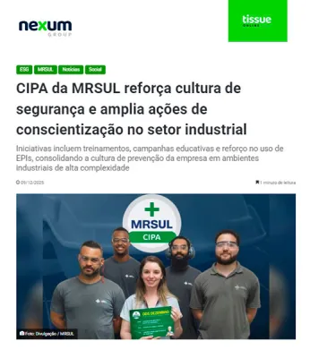CIPA da MRSUL reforça cultura de segurança e amplia ações de conscientização no setor industrial