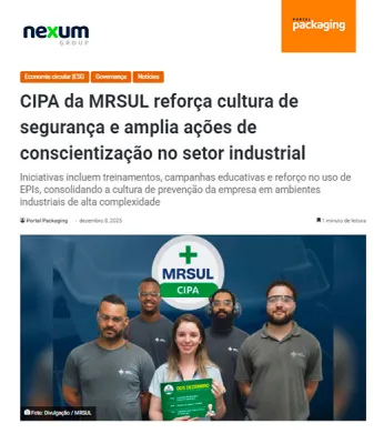 CIPA da MRSUL reforça cultura de segurança e amplia ações de conscientização no setor industrial